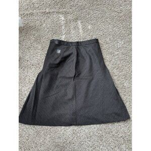 Gap Skirt Size 0 Brown Front and Back Pleat Back Zipper Lined Business Career